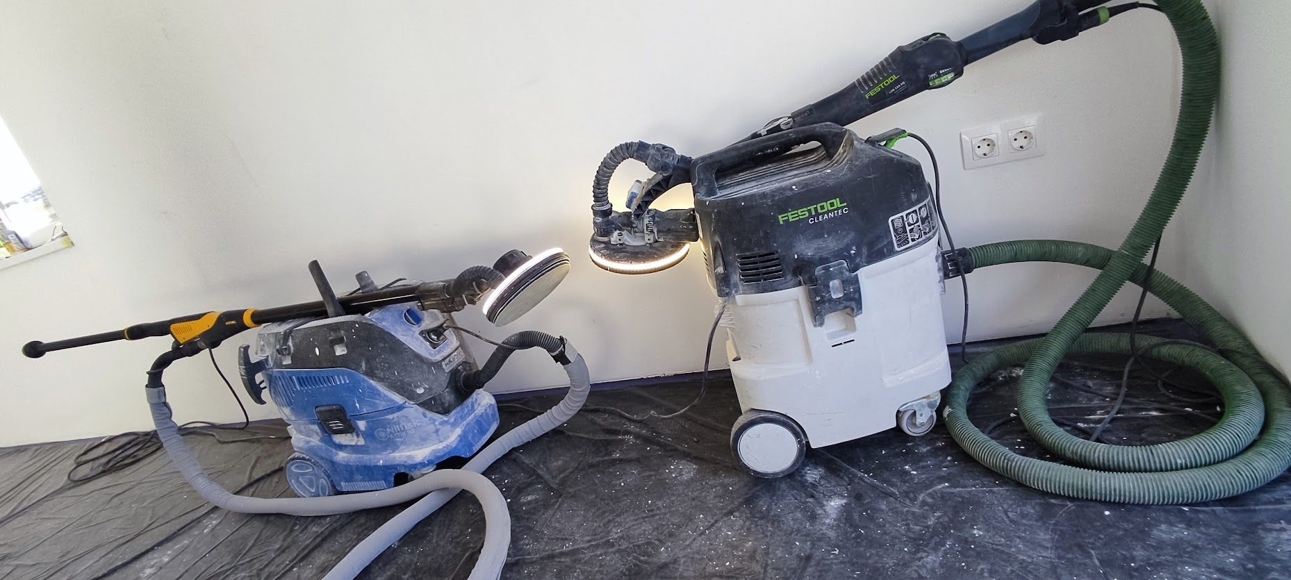 Felületelőkészítés, glettelés